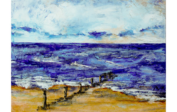 Verlaten strand