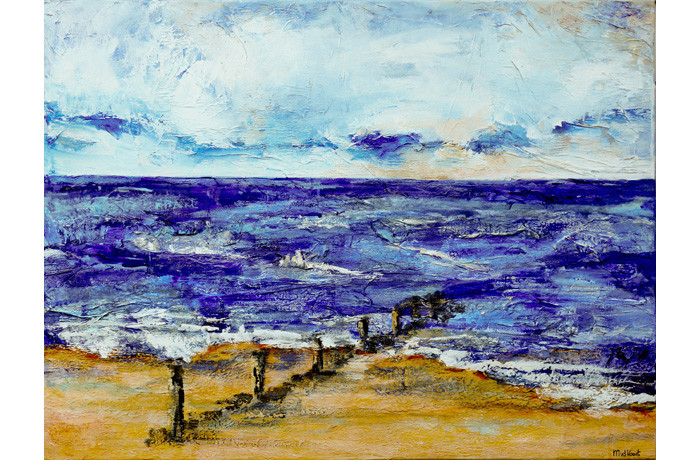 Verlaten strand
